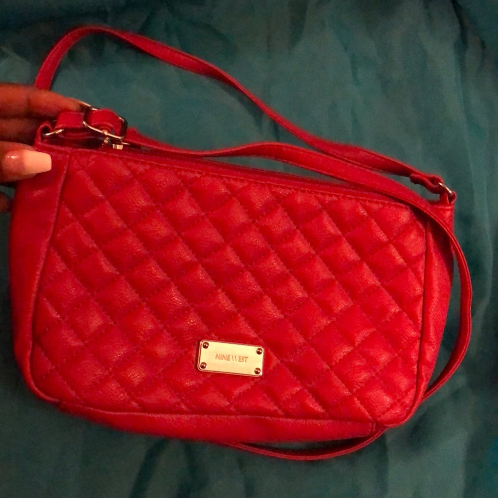 Red Nine West Side Handbag